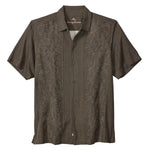 Tommy Bahama Men's Maui Border Silk Camp Shirt - Tapenade