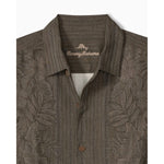 Tommy Bahama Men's Maui Border Silk Camp Shirt - Tapenade