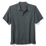 Tommy Bahama Men's King Of The Jungle Embroidered Silk Camp Shirt - Wire Rim
