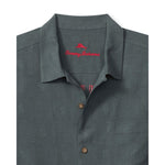 Tommy Bahama Men's King Of The Jungle Embroidered Silk Camp Shirt - Wire Rim