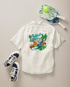 Tommy Bahama Men's Pickleball Happy Hour Embroidered Silk Camp Shirt - Continental