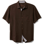 Tommy Bahama Men's I Get Better With Age Embroidered Silk Camp Shirt - Brandy