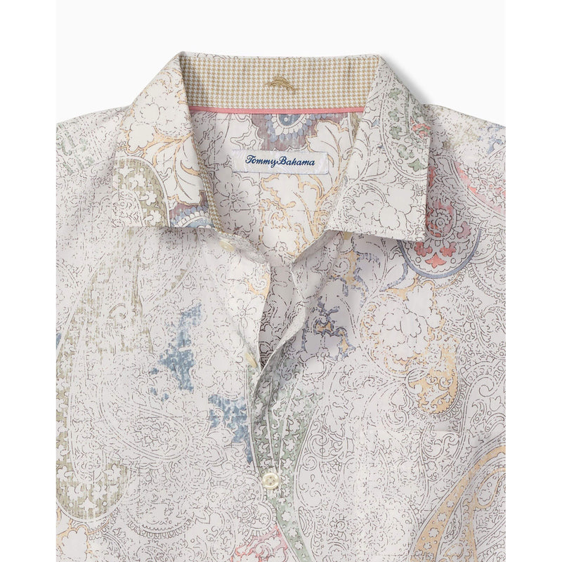 Tommy Bahama Men's Saldana Paisley Sport Shirt - Cloud Cream