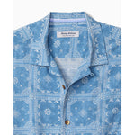 Tommy Bahama Men's Veracruz Cay Bandana Breeze Camp Shirt - Dusk Blue