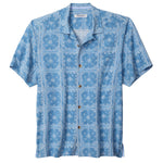 Tommy Bahama Men's Veracruz Cay Bandana Breeze Camp Shirt - Dusk Blue