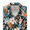 Tommy Bahama Men's Midnight Blooms Silk Camp Shirt - Evening Blue