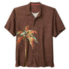 Tommy Bahama Men's Desert Palms Silk Camp Shirt - Spiced Clove