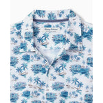 Tommy Bahama Men's Bahama Coast Palm Scape Polo Shirt - Azul Mar