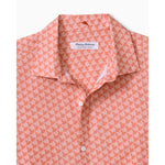 Tommy Bahama Men's Bahama Coast Tropic Geoscape Camp Shirt - Lt Havana