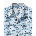 Tommy Bahama Men's Coastal Ease Beachfront Paradise Camp Shirt - Dusty Larkspur