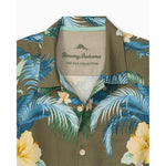 Tommy Bahama Men's Pineapple Petal Silk Camp Shirt - Blue Ash