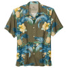 Tommy Bahama Men's Pineapple Petal Silk Camp Shirt - Blue Ash