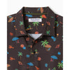 Tommy Bahama Men's Bahama Coast Palm Villa Polo Shirt - Black Velvet