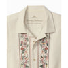 Tommy Bahama Men's Holiday In Paradise Embroidered Camp Shirt - Moonbeam