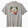 Tommy Bahama Men's Anchor Management Embroidered Silk Camp Shirt - Ultimate Gray