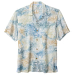Tommy Bahama Men's Veracruz Cay La Blanca Isles Camp Shirt - Bora Bora Blue