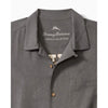Tommy Bahama Men's Catch Of The Day Embroidered Silk Camp Shirt - Fog Grey
