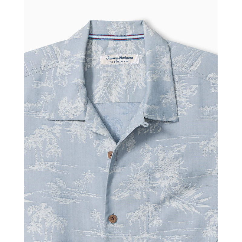 Tommy Bahama Men's Coastal Ease Palm Visions Camp Shirt - Stellar Sapphire