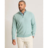 Tommy Bahama Men's IslandZone New Coolside Legend Half Zip Pullover Sweater - Aquifer Heather