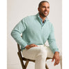 Tommy Bahama Men's IslandZone New Coolside Legend Half Zip Pullover Sweater - Aquifer Heather