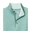Tommy Bahama Men's IslandZone New Coolside Legend Half Zip Pullover Sweater - Aquifer Heather