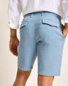 Tommy Bahama 10-Inch Beach Coast Linen Flat Front Shorts - Maritime