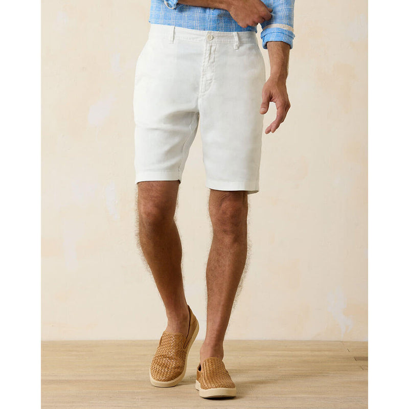 Tommy Bahama 10-Inch Beach Coast Linen Flat Front Shorts - Continental