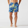 Tommy Bahama Artist Series 6-Inch Rialto Aloha From Hawaii Boardshorts - Ocean Deep