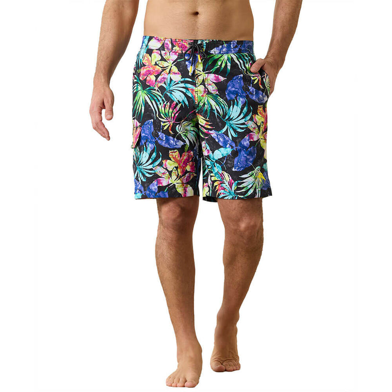 Tommy Bahama 9-Inch Baja Hasta La Fuego Boardshorts - Black