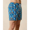 Tommy Bahama 6-Inch Rialto Tiki Tropics Swim Trunks - Cobalt Haze