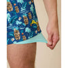 Tommy Bahama 6-Inch Rialto Tiki Tropics Swim Trunks - Cobalt Haze