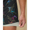 Tommy Bahama 6-Inch Naples Spotted At Sea Swim Trunks - Black