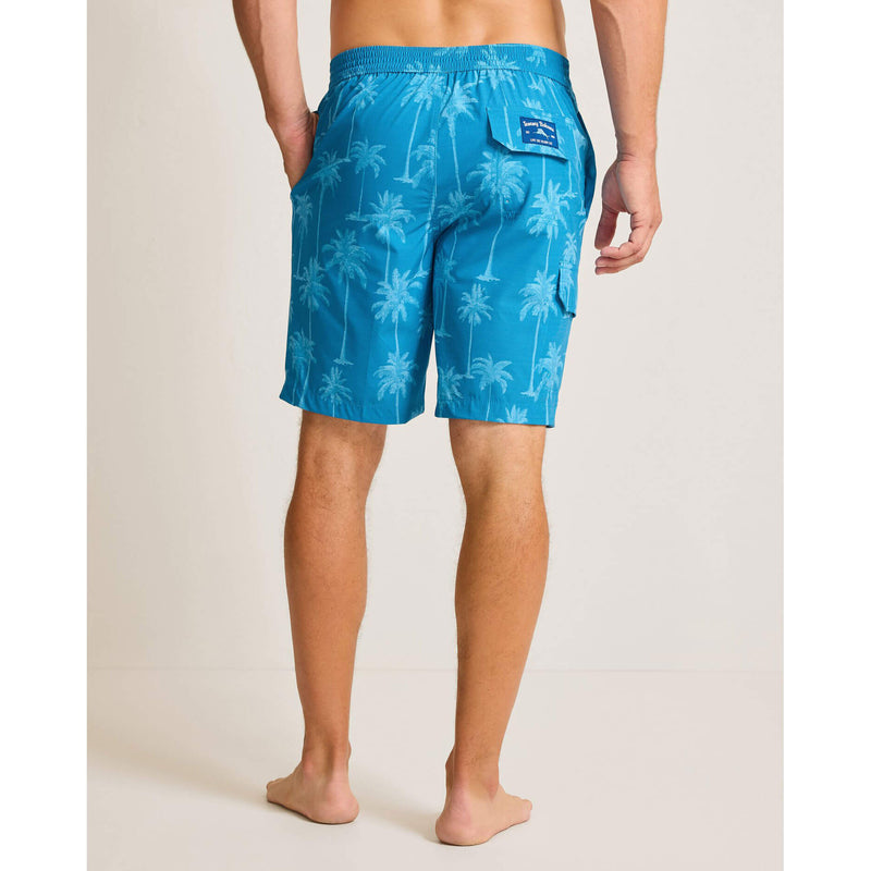 Tommy Bahama Men's 8-Inch Baja Palmero Swim Trunks - Blue Allure