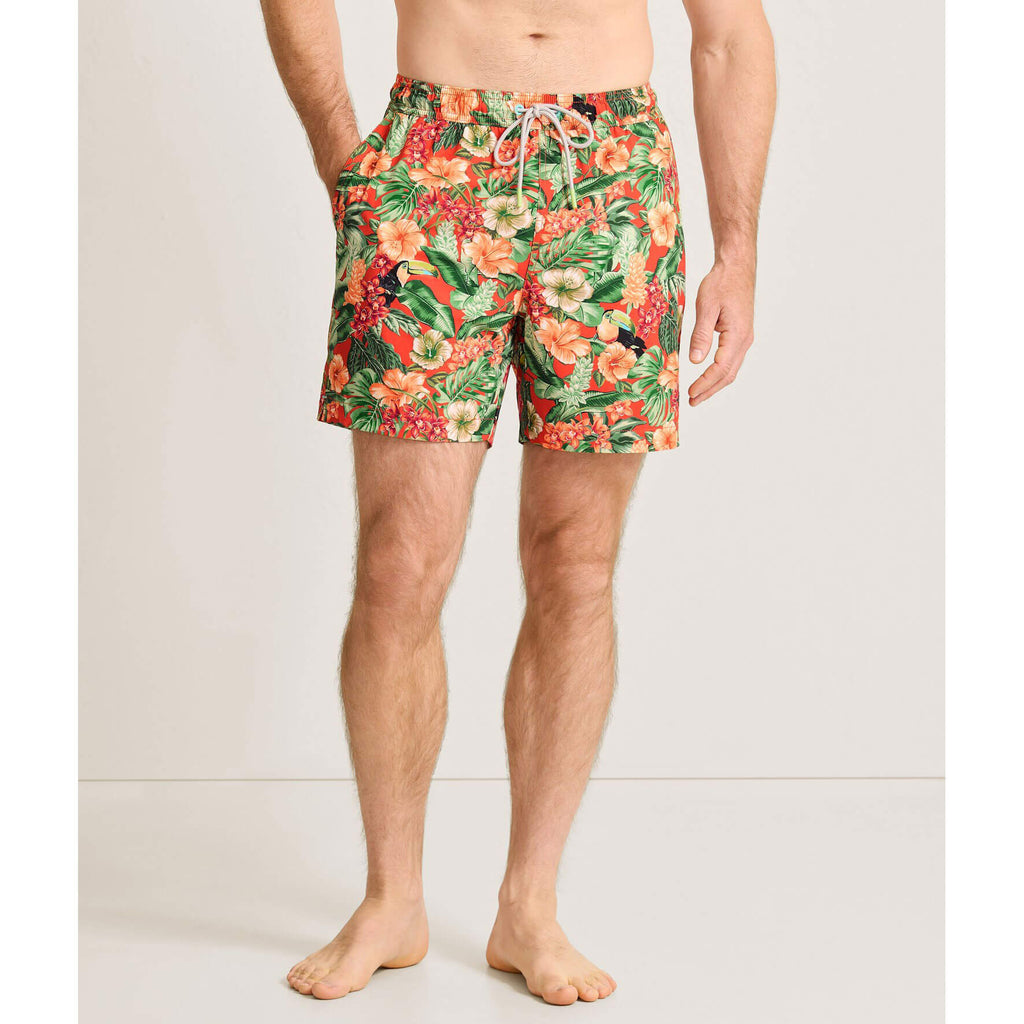 Tommy Bahama Men's 6-Inch Naples Toucan Paradise Swim Trunks in