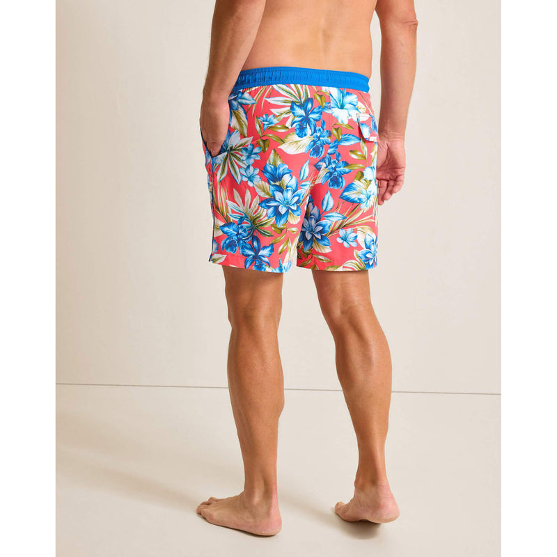 Tommy Bahama Men's 6-Inch Naples Garden Grotto Swim Trunks - Melon Berry
