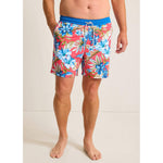 Tommy Bahama Men's 6-Inch Naples Garden Grotto Swim Trunks - Melon Berry