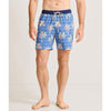 Tommy Bahama Men's 6-Inch Naples Gingham Palms Swim Trunks - Regal Blue