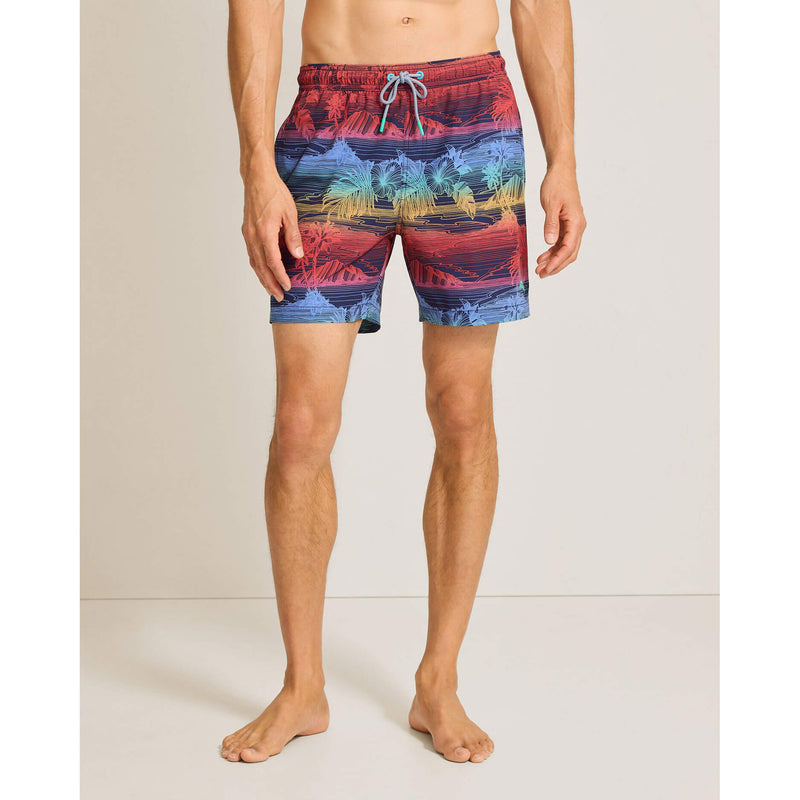 Tommy Bahama Men's 6-Inch Naples Corsica Coast Swim Trunks - Blue Hawaiian