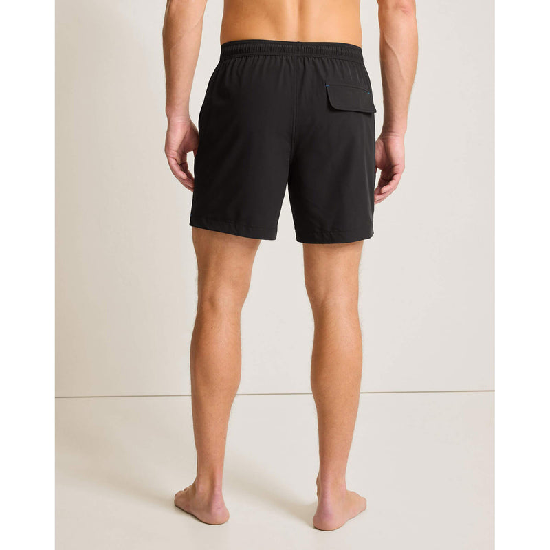Tommy Bahama Men's 6-Inch Naples Valley Swim Trunks - Black