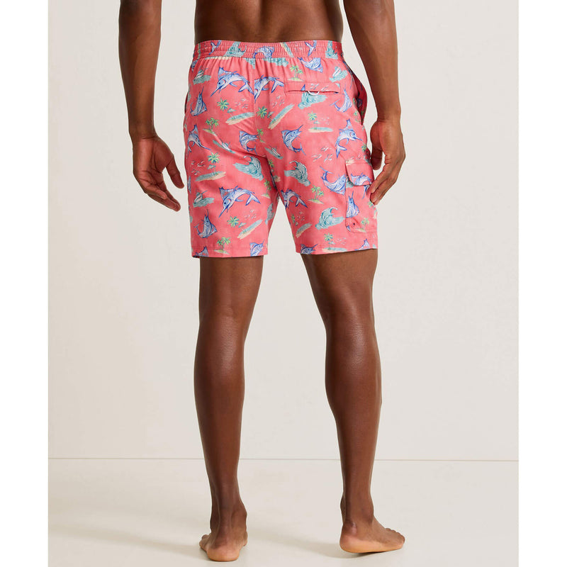 Tommy Bahama Men's 8-Inch Baja Del Marlin Boardshorts - Melon Berry
