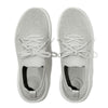 FitFlop Super-Q Knit Slip On Laced Sneakers - Arctic Grey / Silver