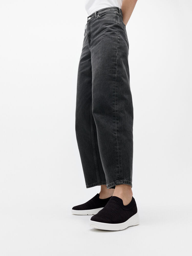 FitFlop Super-Q Knit Slip On Shoes - Black