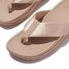 FitFlop Surfa Sequin Toe Post Sandals - Classic Beige