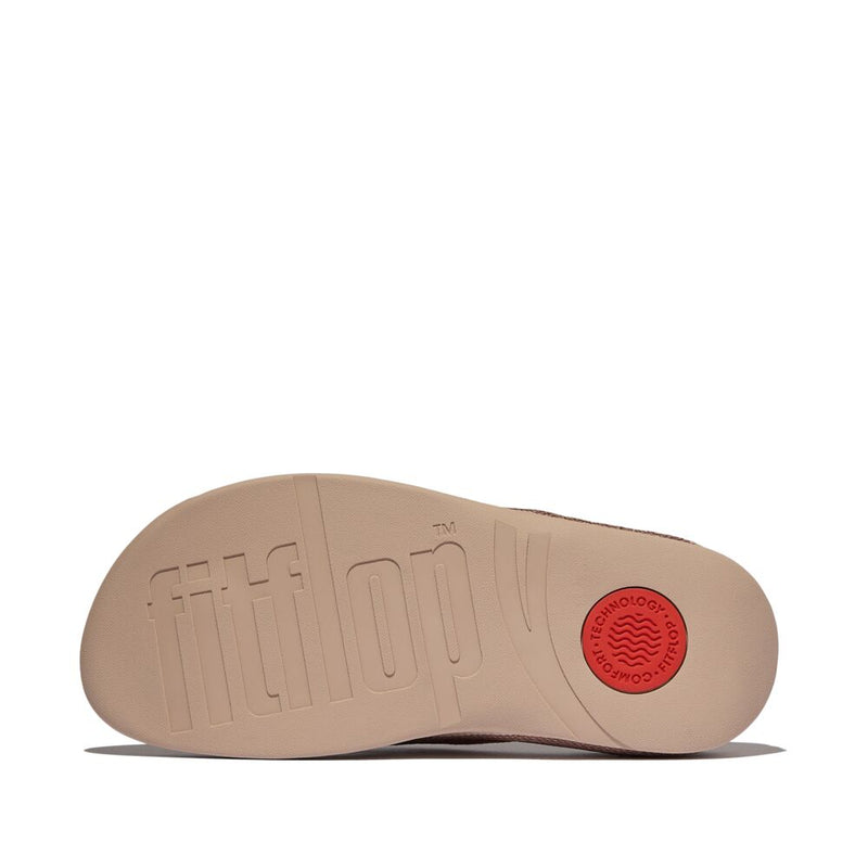 FitFlop Surfa Sequin Toe Post Sandals - Classic Beige
