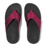 FitFlop Surfa Sequin Toe Post Sandals - Ruby