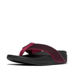 FitFlop Surfa Sequin Toe Post Sandals - Ruby