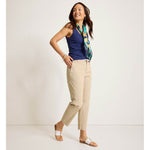 Tommy Bahama Women's Raw Edge Crop Chino Pants - Khaki Sand