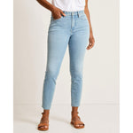 Tommy Bahama Women's High Rise Ankle Raw Hem Jeans - Castaway Wash