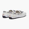 SWIMS Braided Lace Loafer - White/Navy