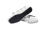 SWIMS Braided Lace Loafer - White/Navy